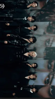 ai character: Skz roads trip background