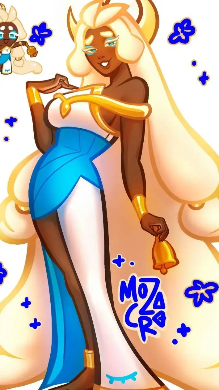 ai character: Mozzarella Cookie background