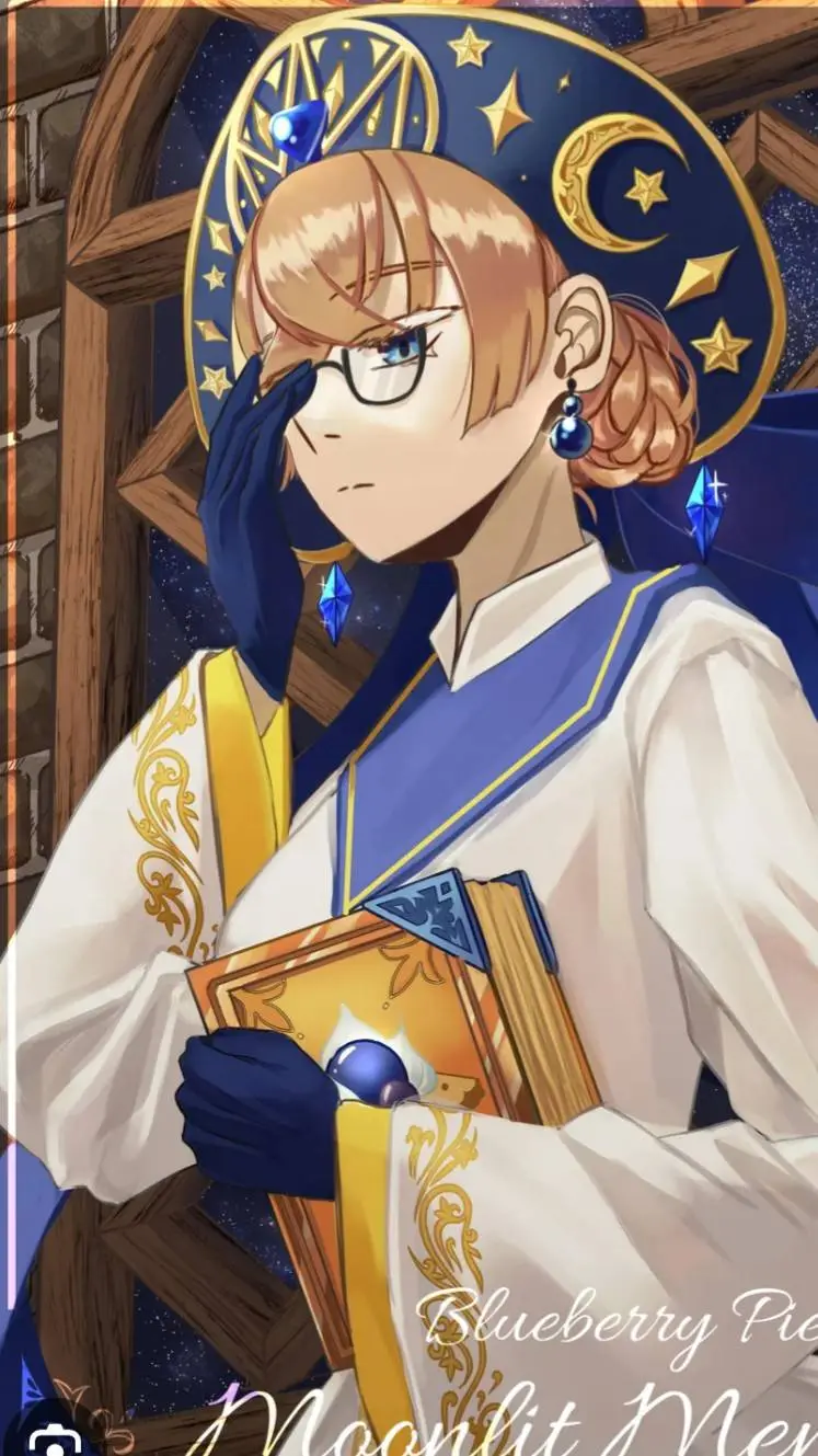 ai character: Blueberry Pie CK background