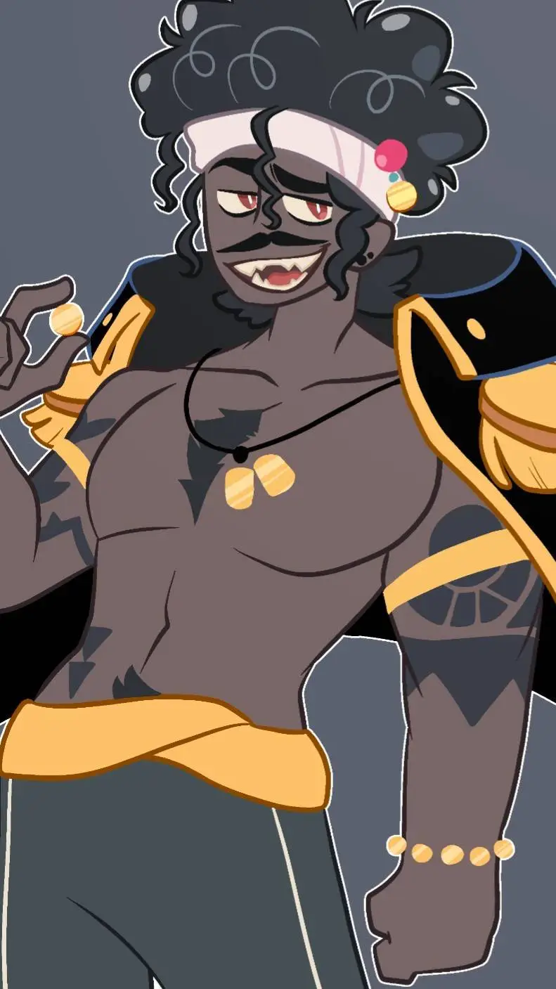 ai character: Captain Caviar CK background