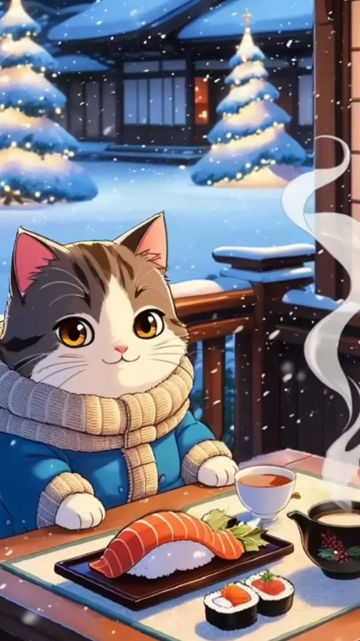 ai character: Cat background
