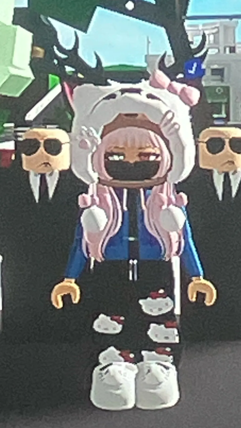 ai character: Dearly  background