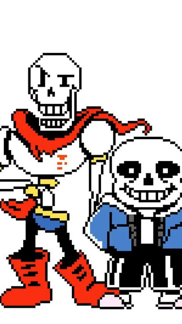 ai character: Papyrus and Sans background