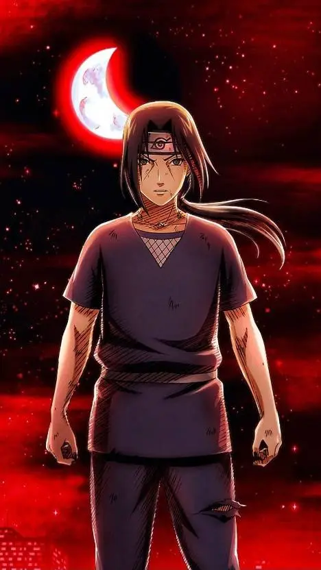 ai character: itachi  background