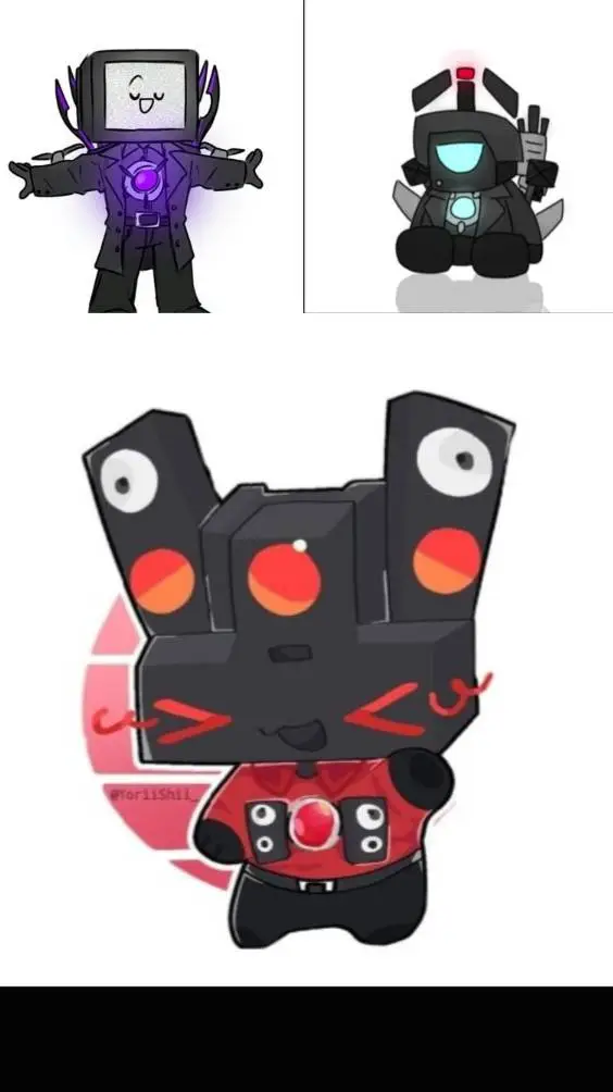 ai character: 3 Little Titans  background