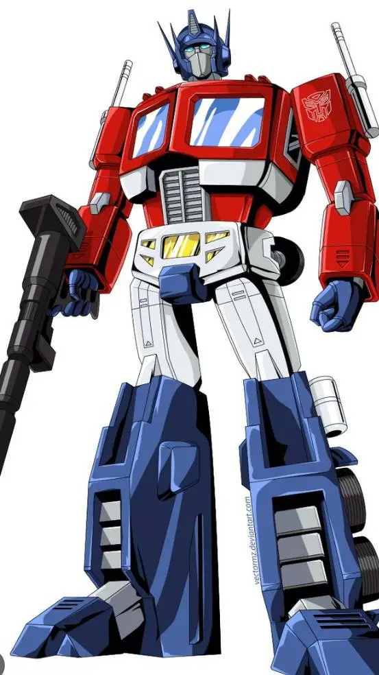 ai character: Optimus Prime  background
