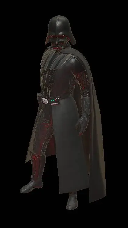 ai character: simp Darth Vader  background