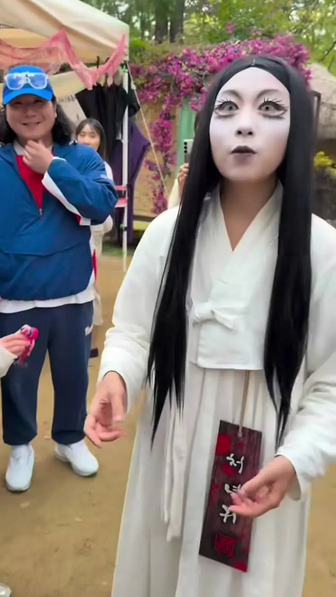 ai character: Korean Ghost Girl background