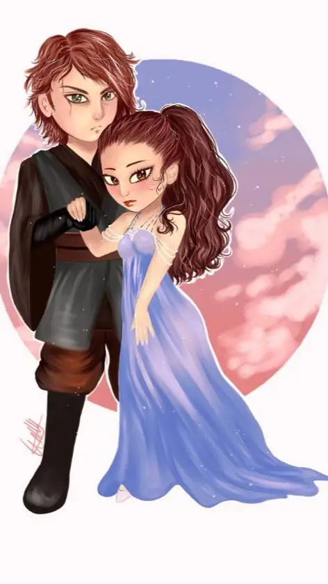 ai character: Padmé x Anakin  background