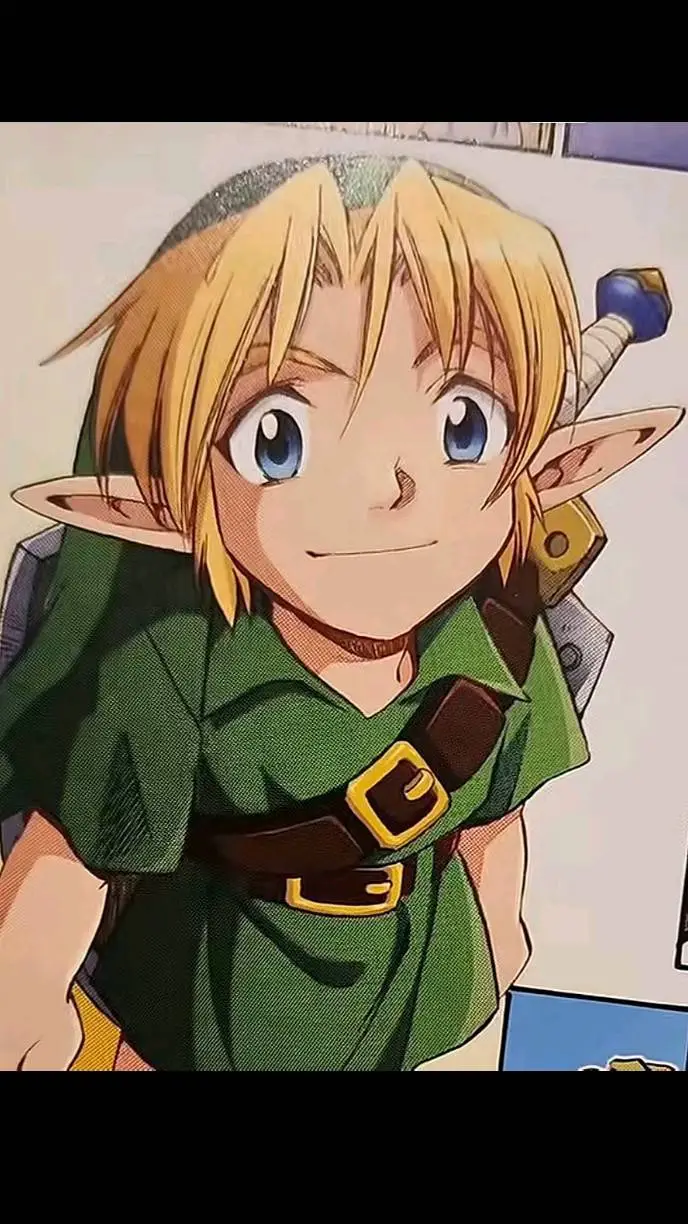 ai character: cute Link background