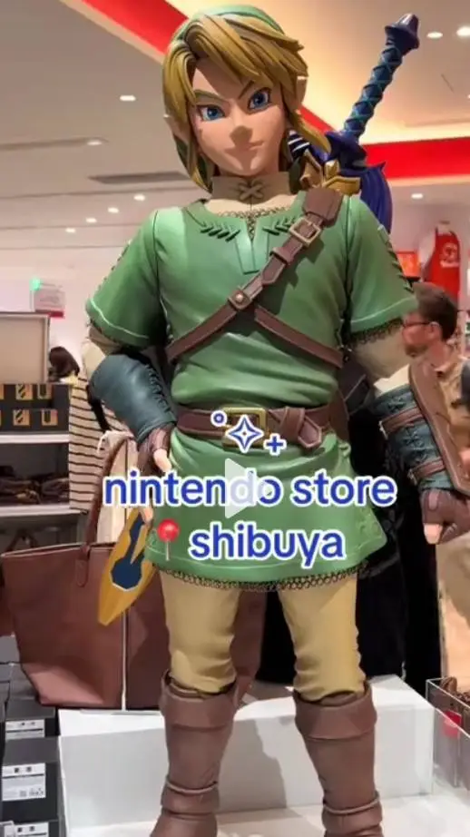 ai character: Link figure  background