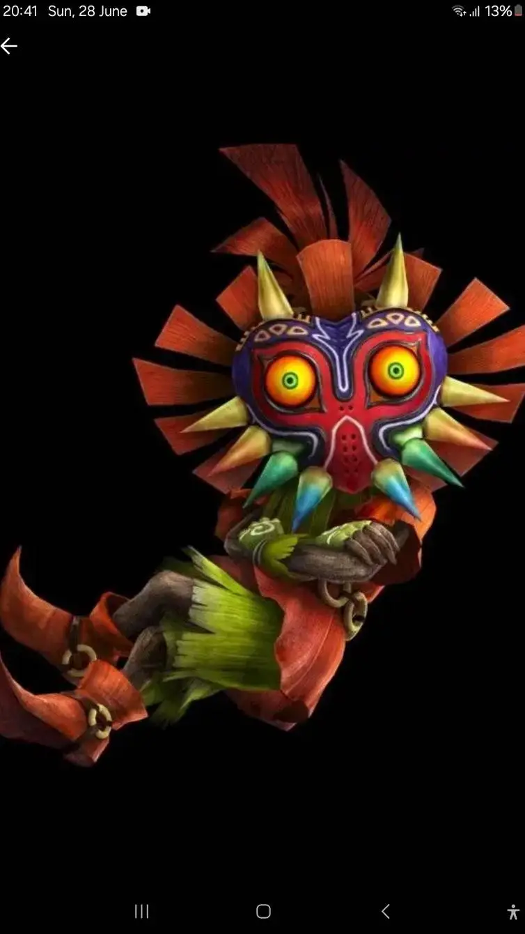 ai character: Skull Kid  background