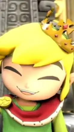 ai character: Toon Link  background