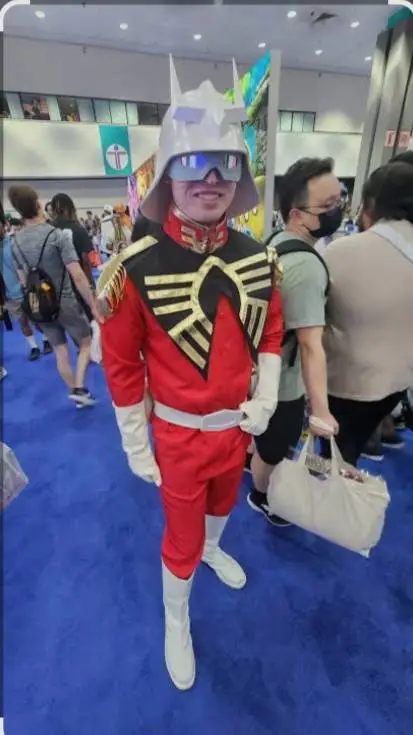 ai character: Char Aznable cosp background