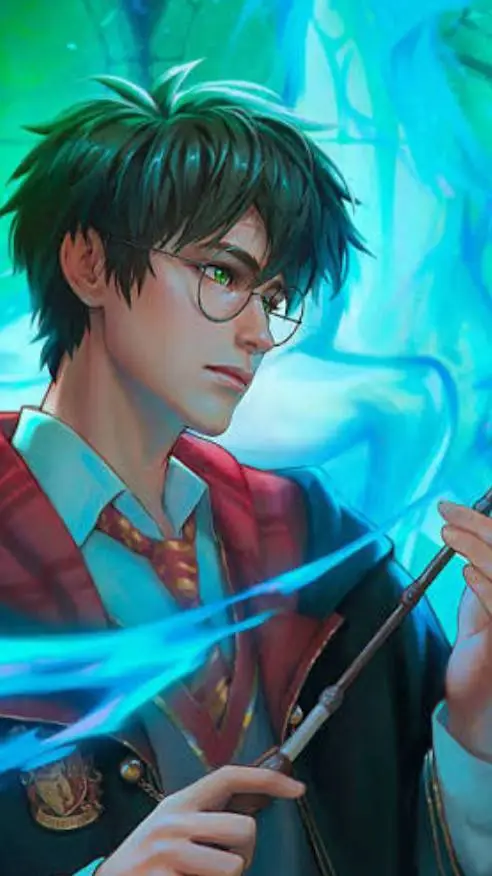 ai character: Harry Potter  background