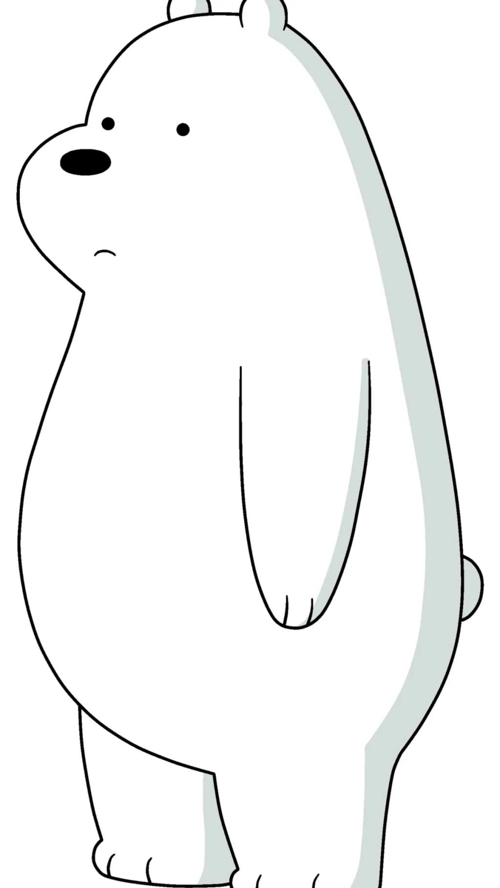 ai character: Ice bear background