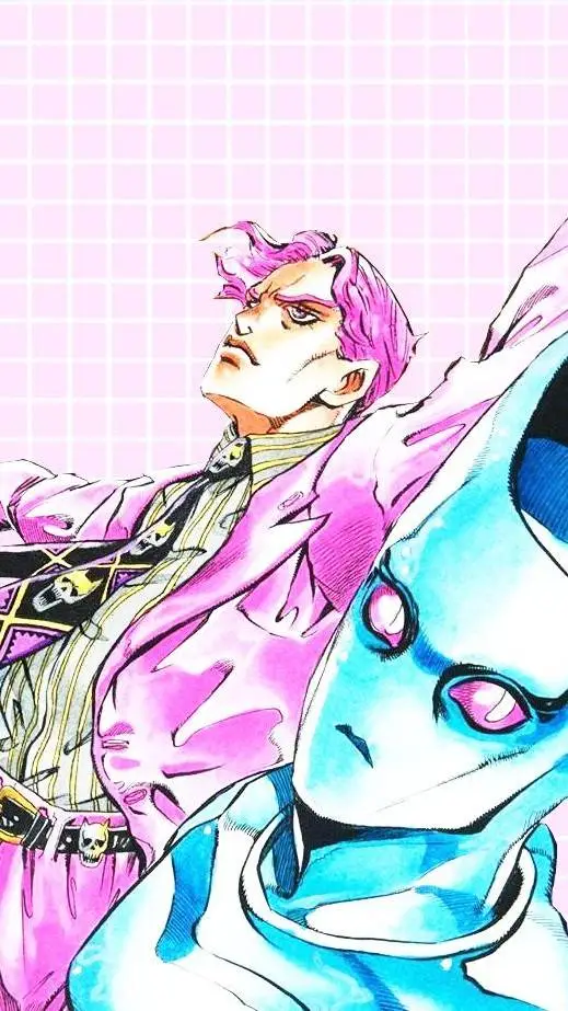 ai character: JJBA:Kira'sNewLife background