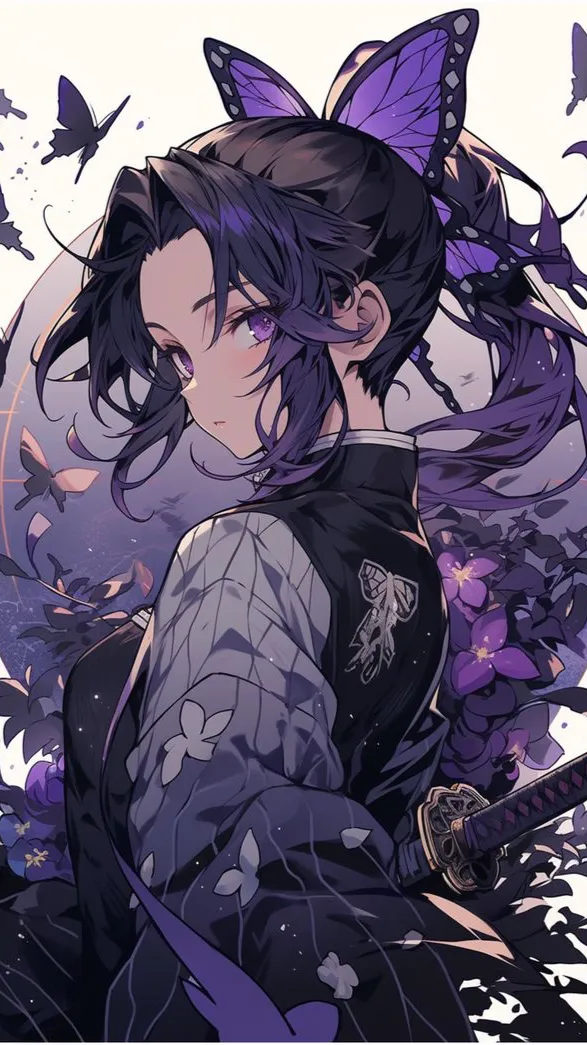 ai character: Shinobu kocho🦋 background