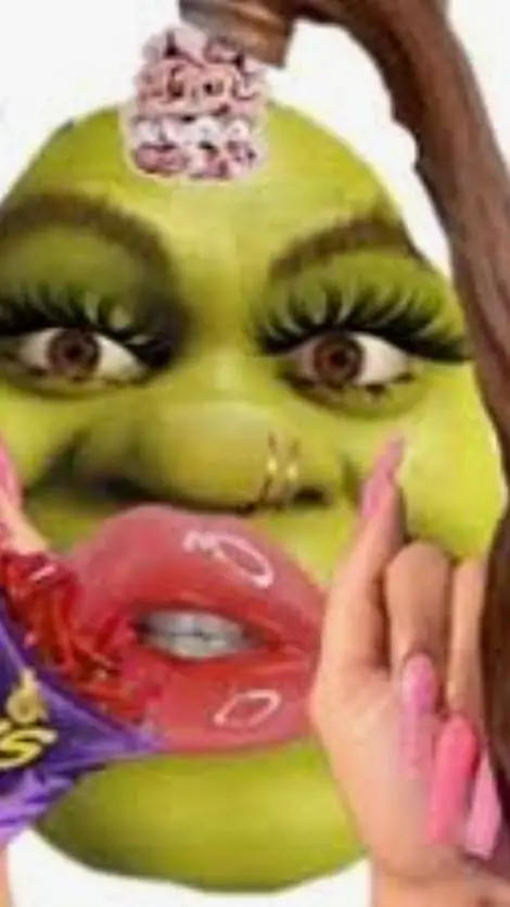 ai character: baddie Shrek#2 background