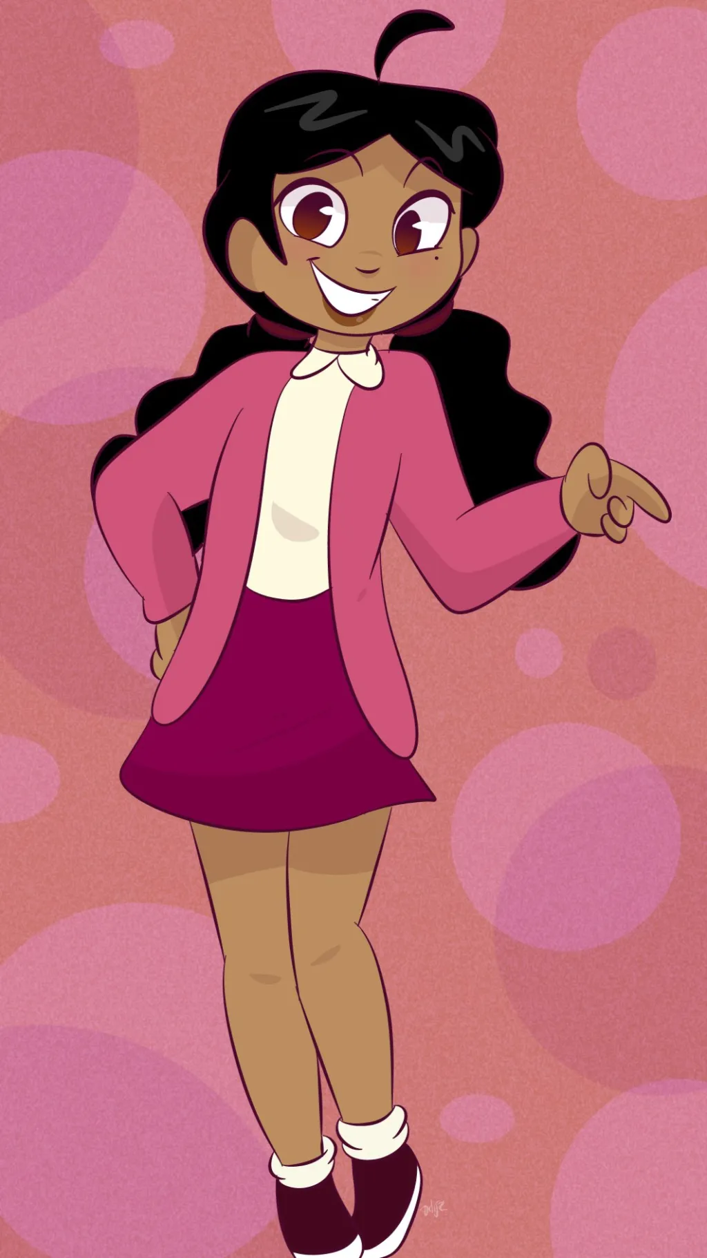 ai character: Penny Proud background