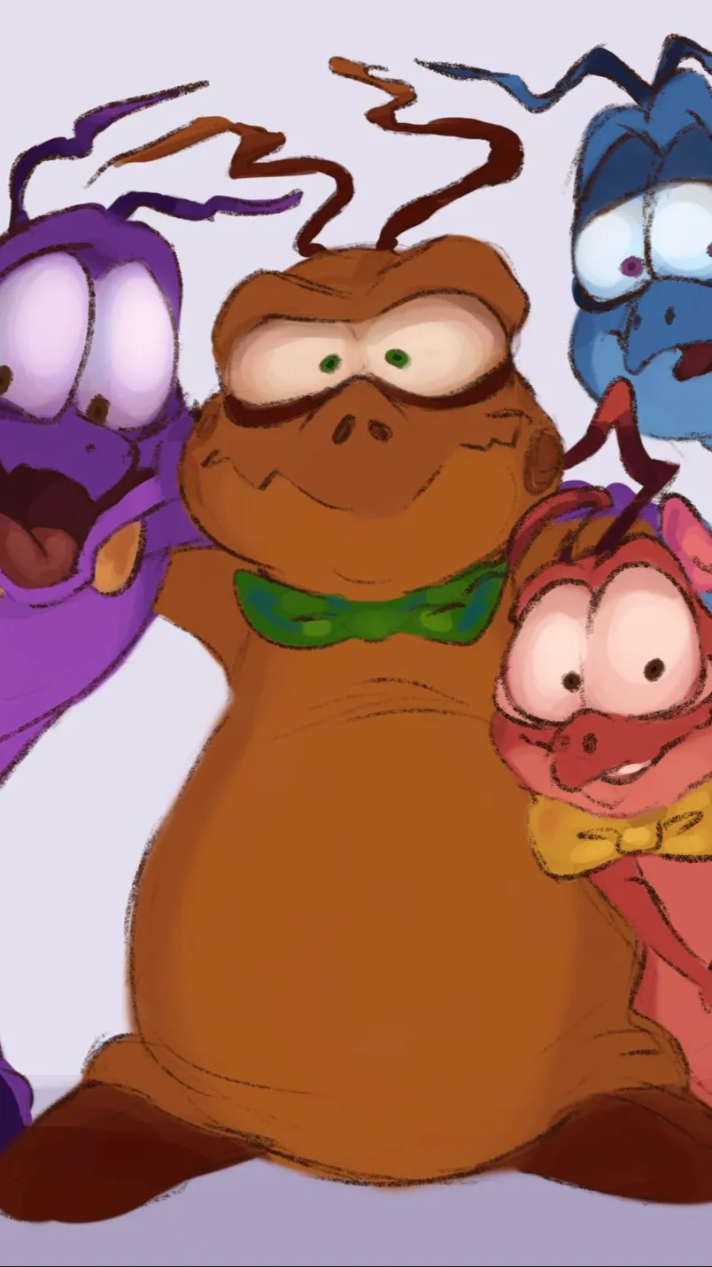 ai character: The Nerdlucks background