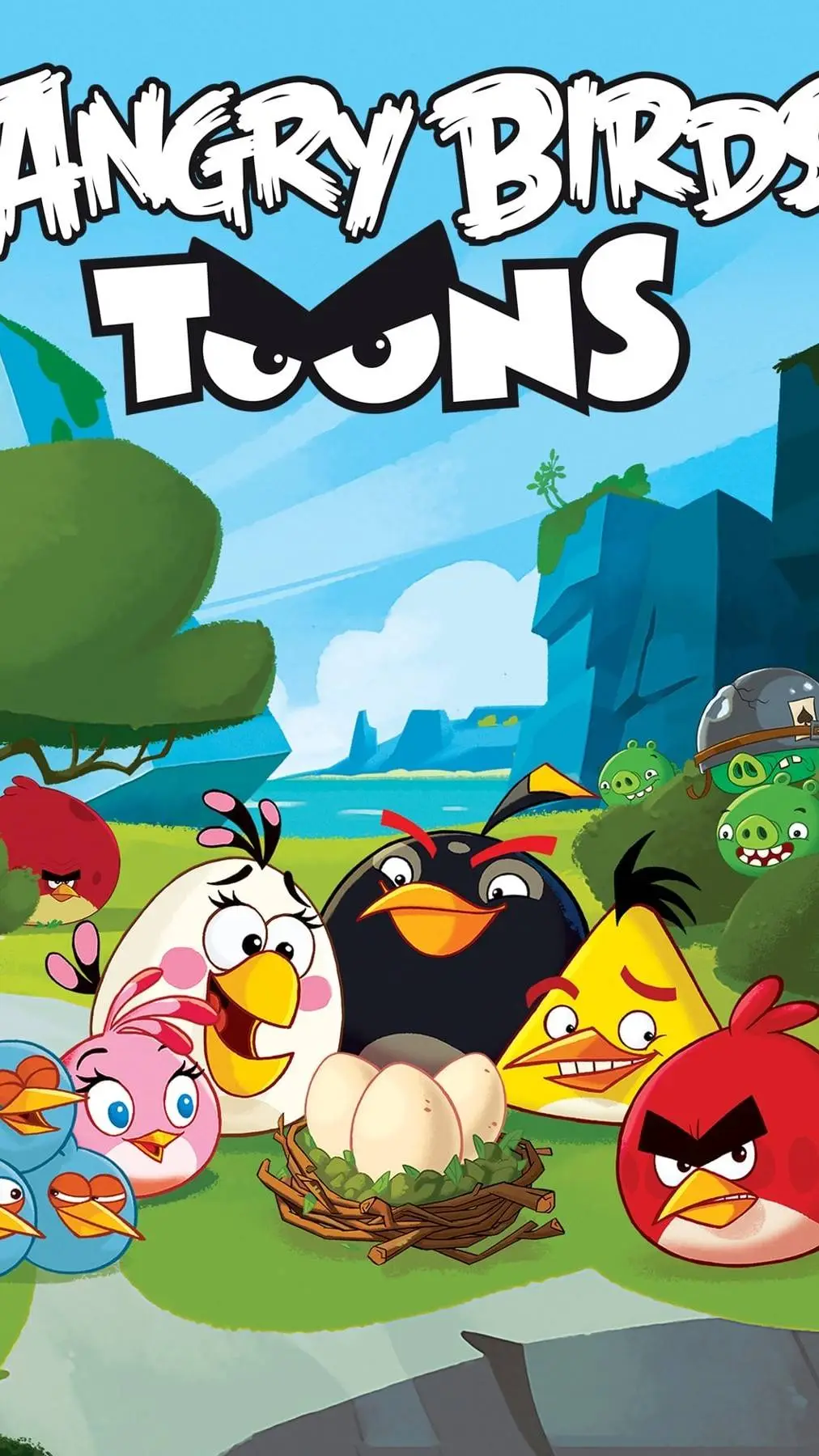 ai character: Angry birds Toons background