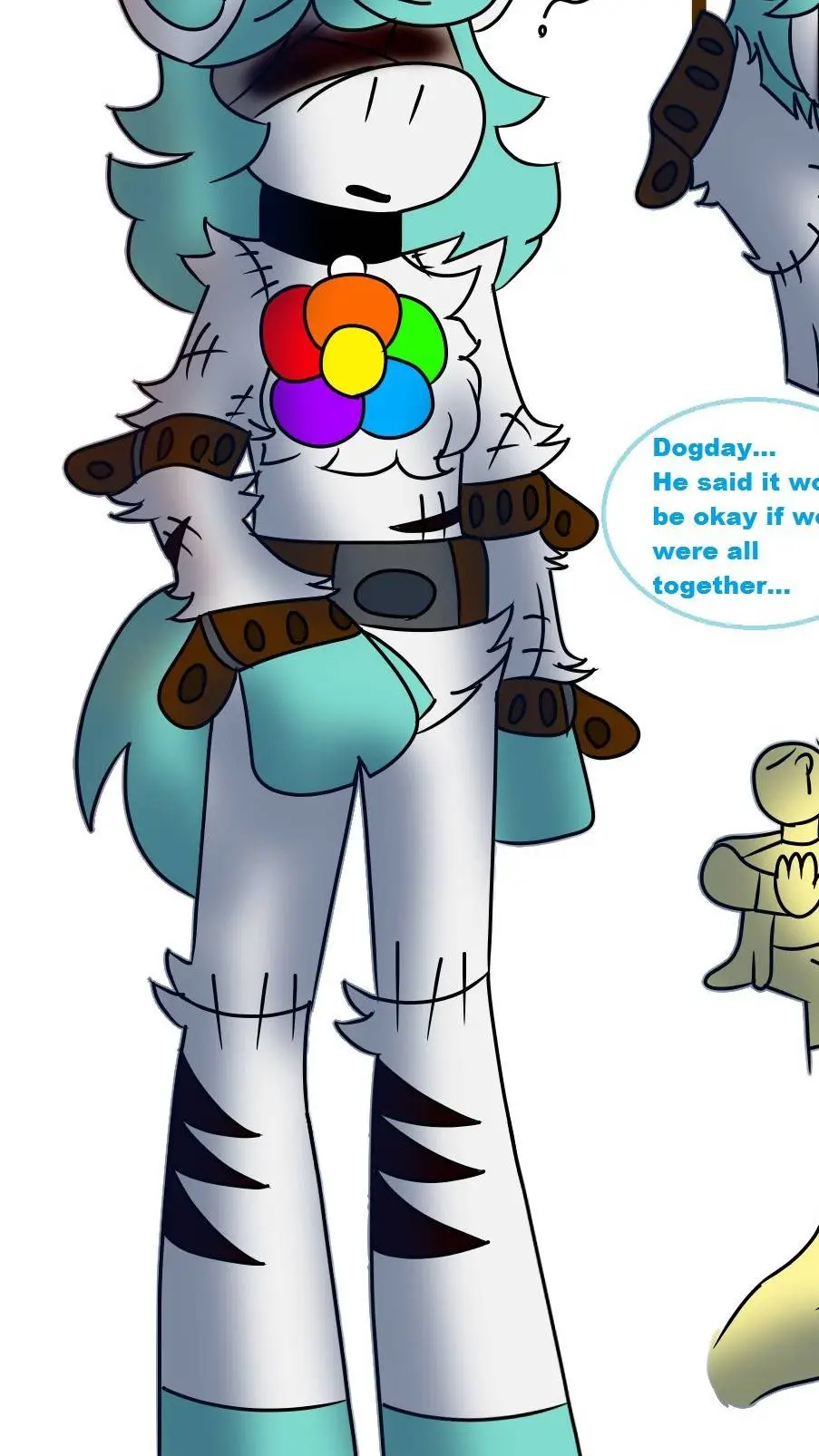 ai character: craftycorn background