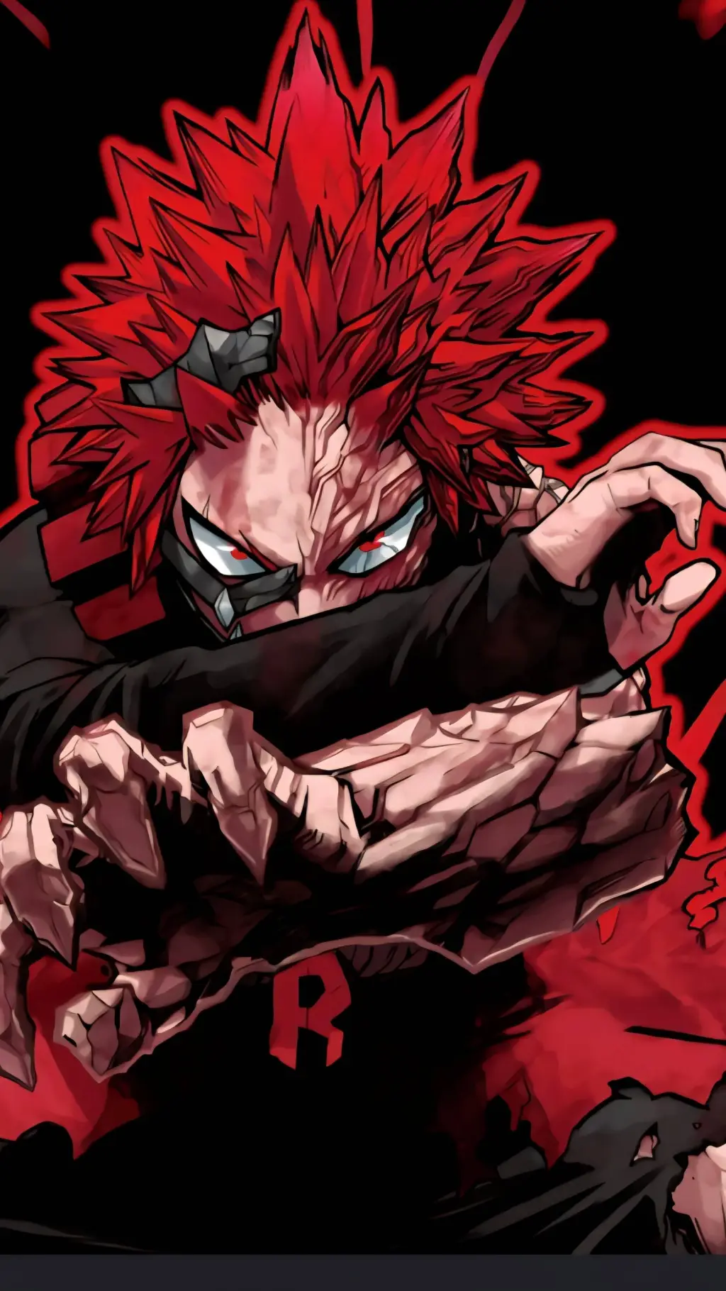 ai character: Mad Kirishima  background