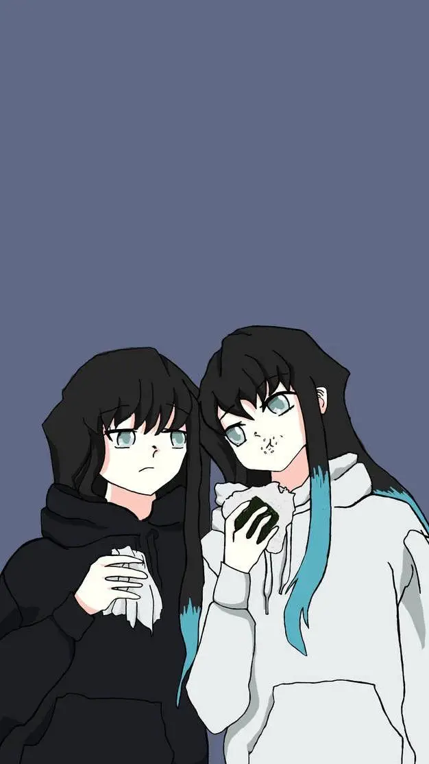 ai character: mui ans yui sister background