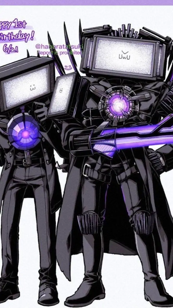ai character: titan tv man background