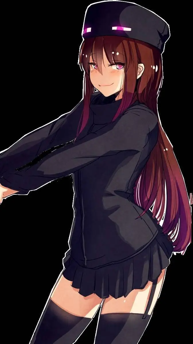 ai character: Endergirl background