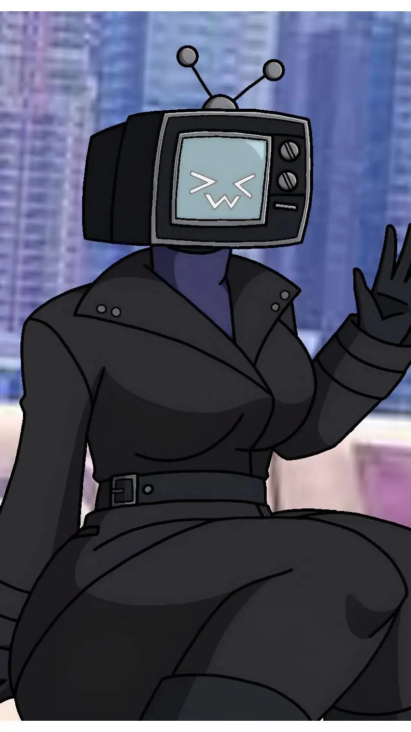 ai character: TV Woman background