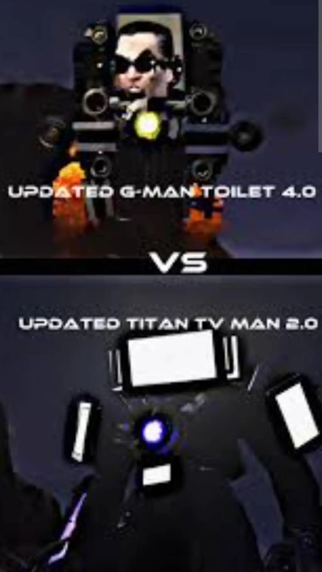 ai character: G-man vs titan tv  background