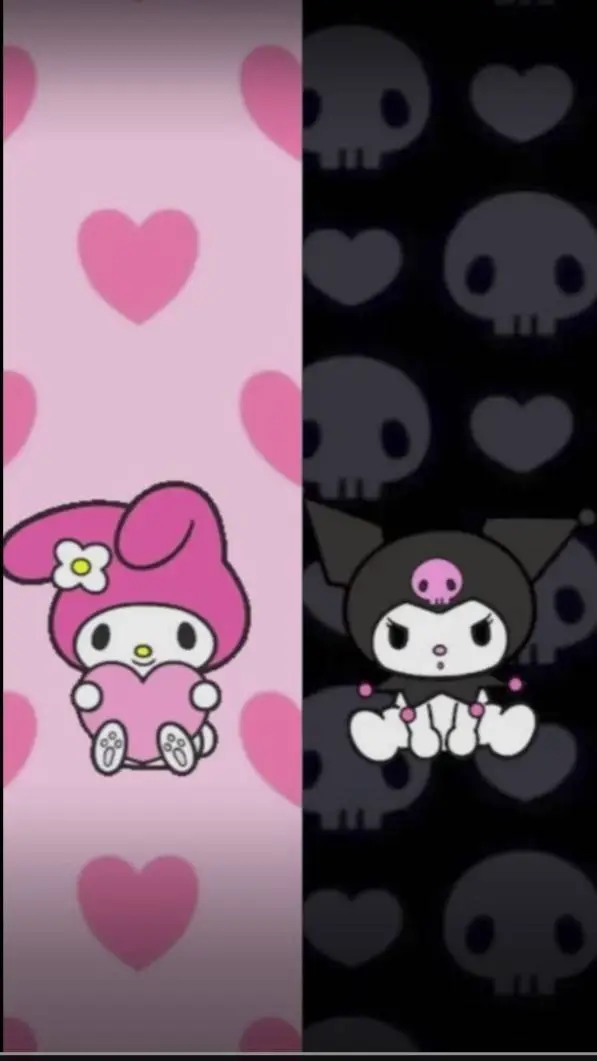 ai character: kny hello kitty background