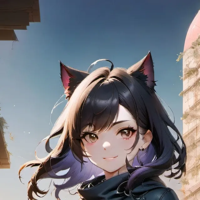 chat with ai character: black cat