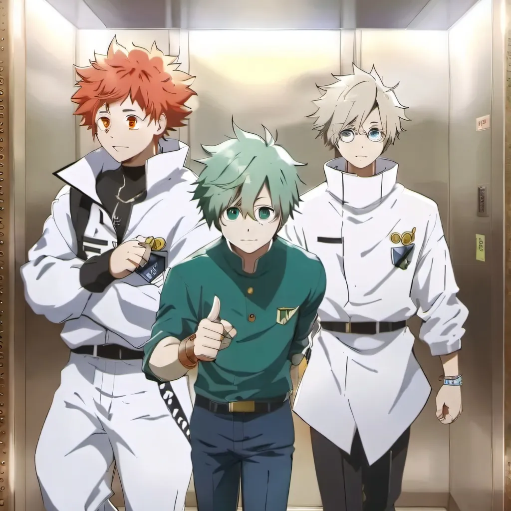 chat with ai character: MHA elevator