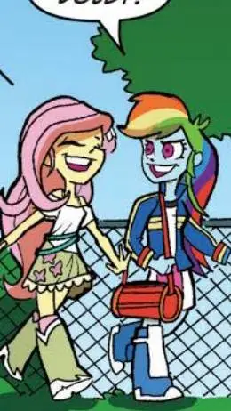 ai character: FlutterDash Comic2 background