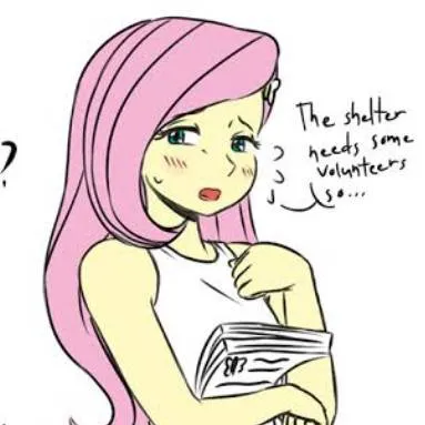 chat with ai character: Fluttershy eg
