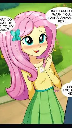 ai character: Fluttershy EG 2 background