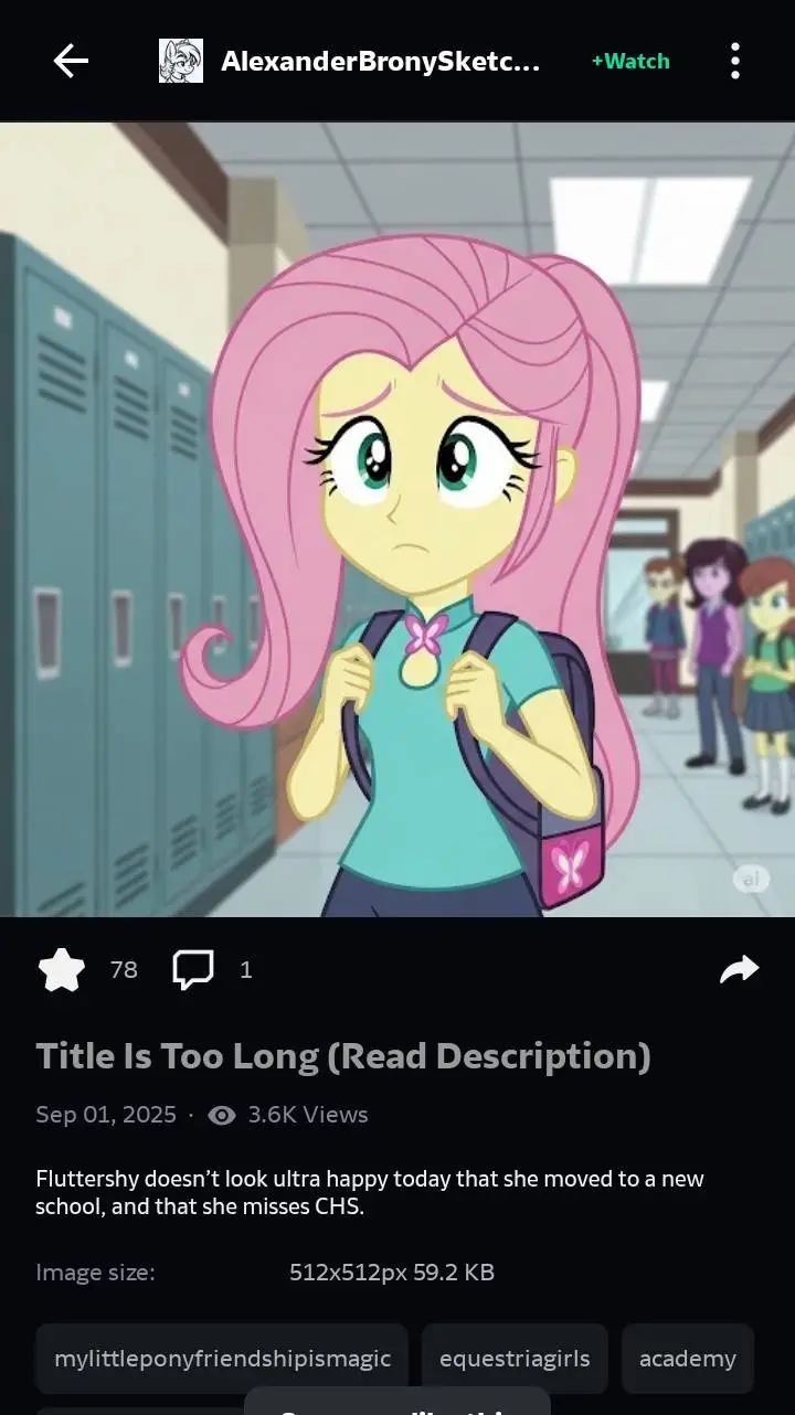 ai character: New school... background