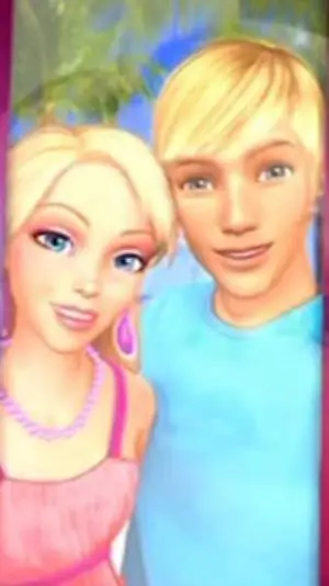 ai character: Barbie x Ken background