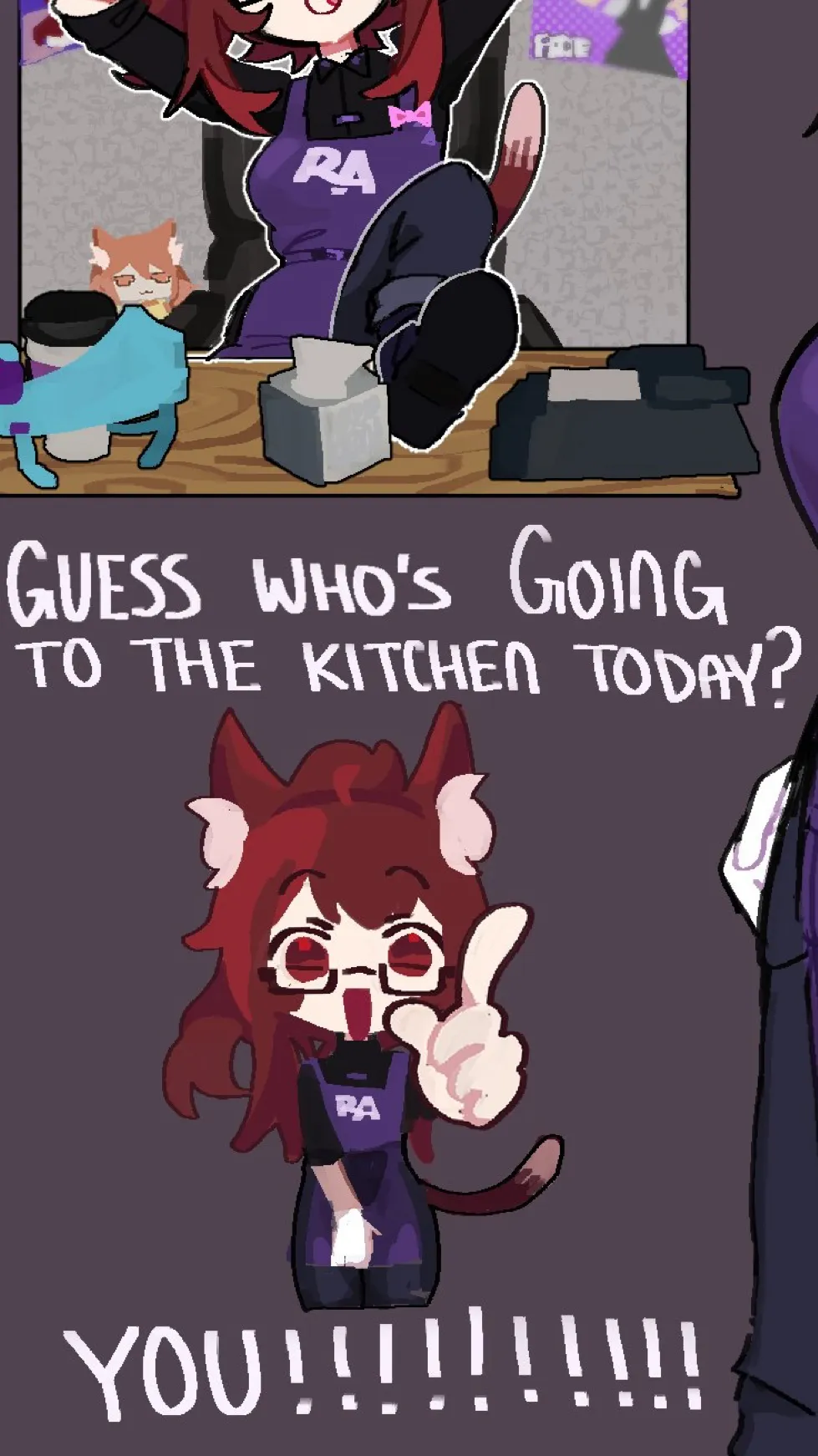 ai character: Hybrid Cafe! background