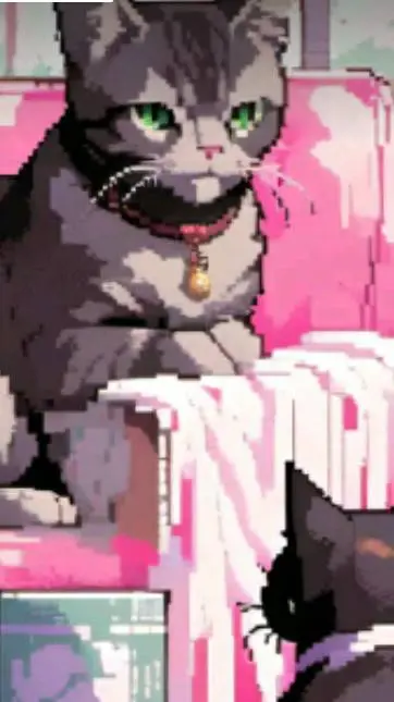 ai character: kitty background