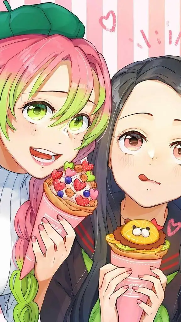 ai character: Mitsnezu bffs background
