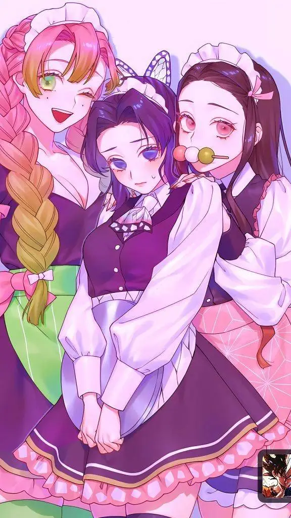 ai character: Kny Maid Cafe background