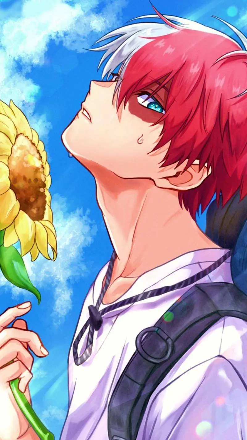 ai character: Shoto Todoroki background