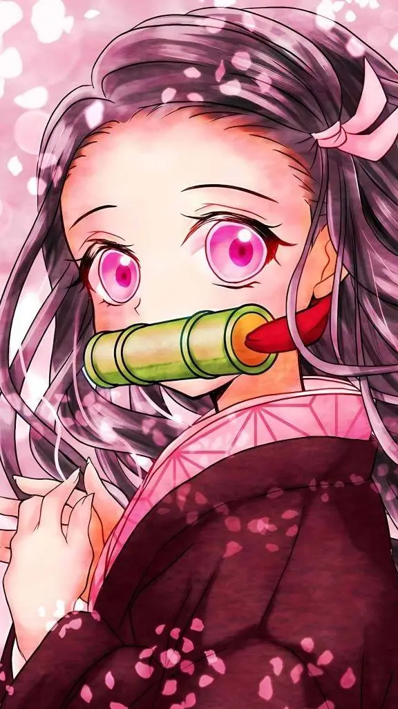 ai character: Nezuko Kamado background