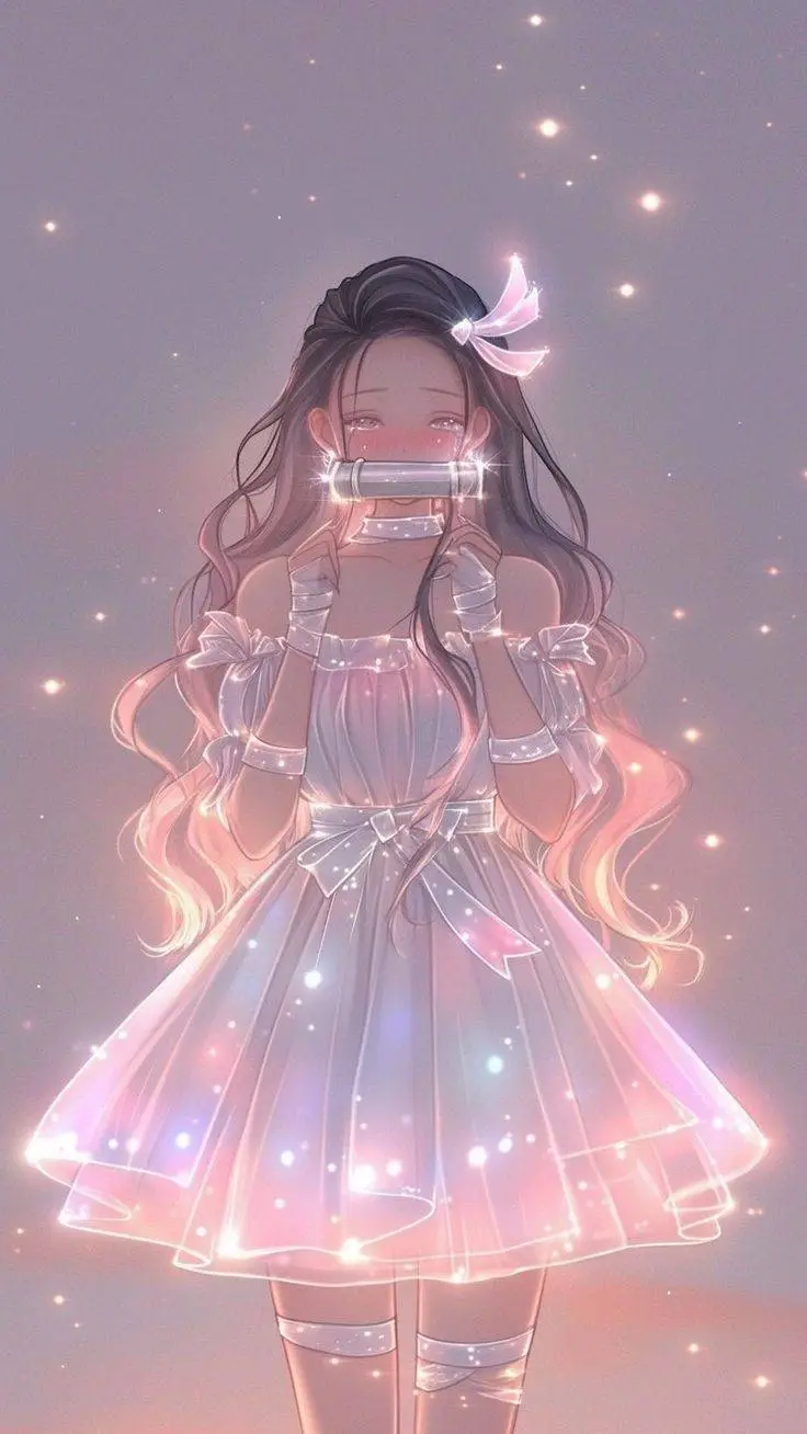ai character: Nezuko background