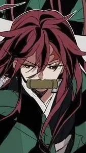 ai character: Tanjiro(demon!) background