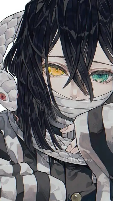 ai character: Obanai iguro background